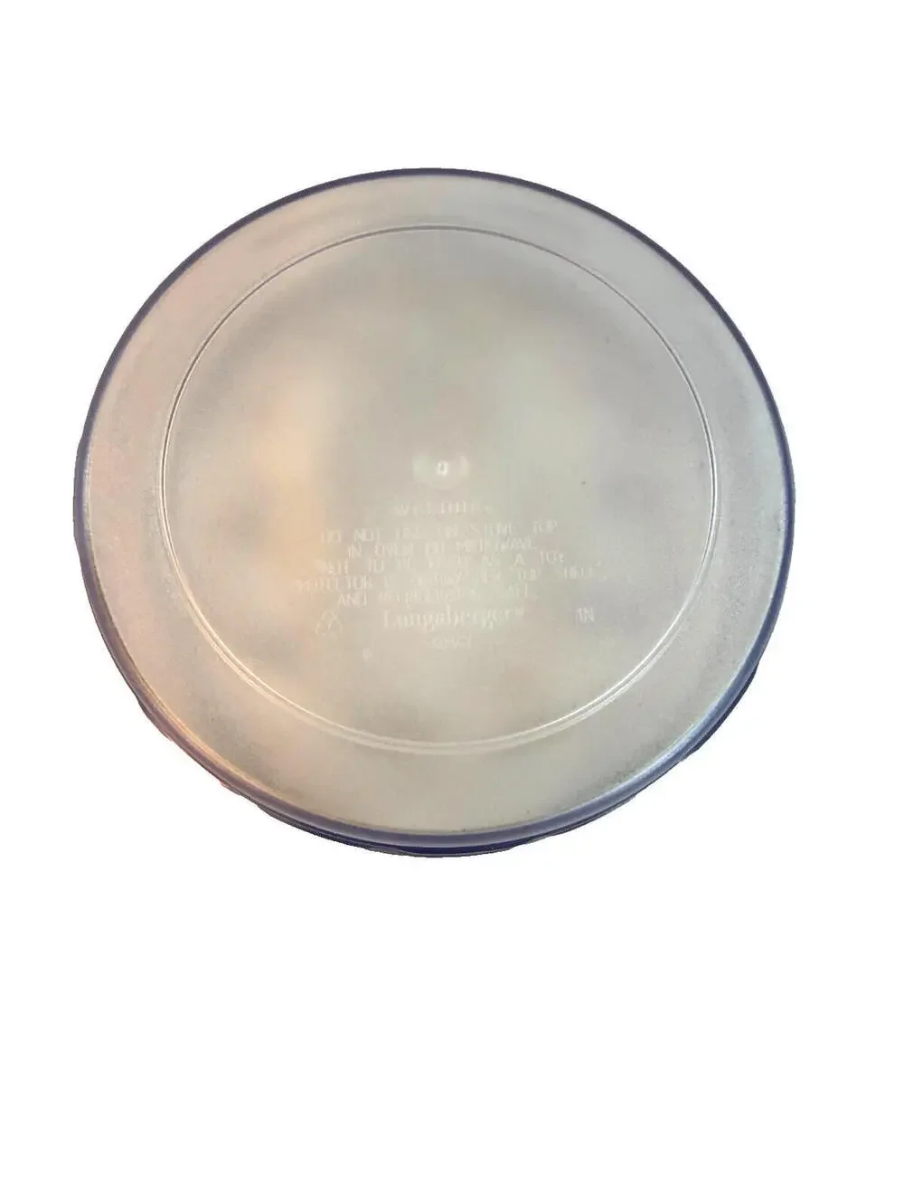 Longaberger #40347 Round Plastic Protector 6